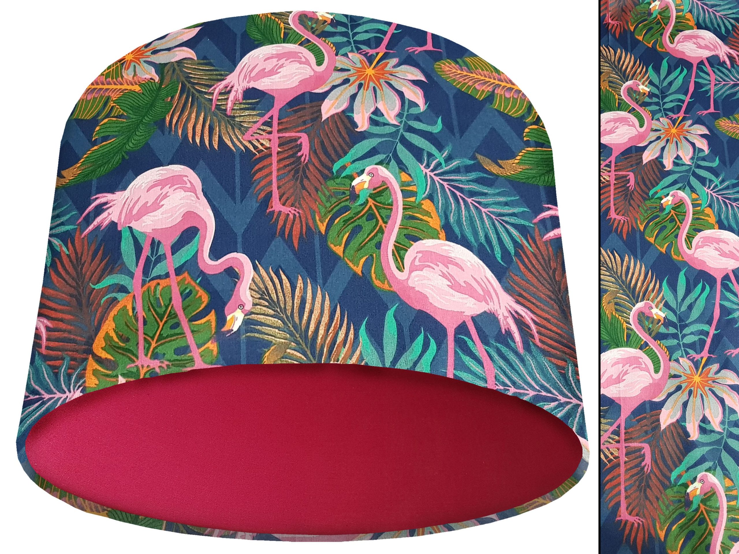 Flamingo Light Shade Red, Vibrant Tropical Home Interior