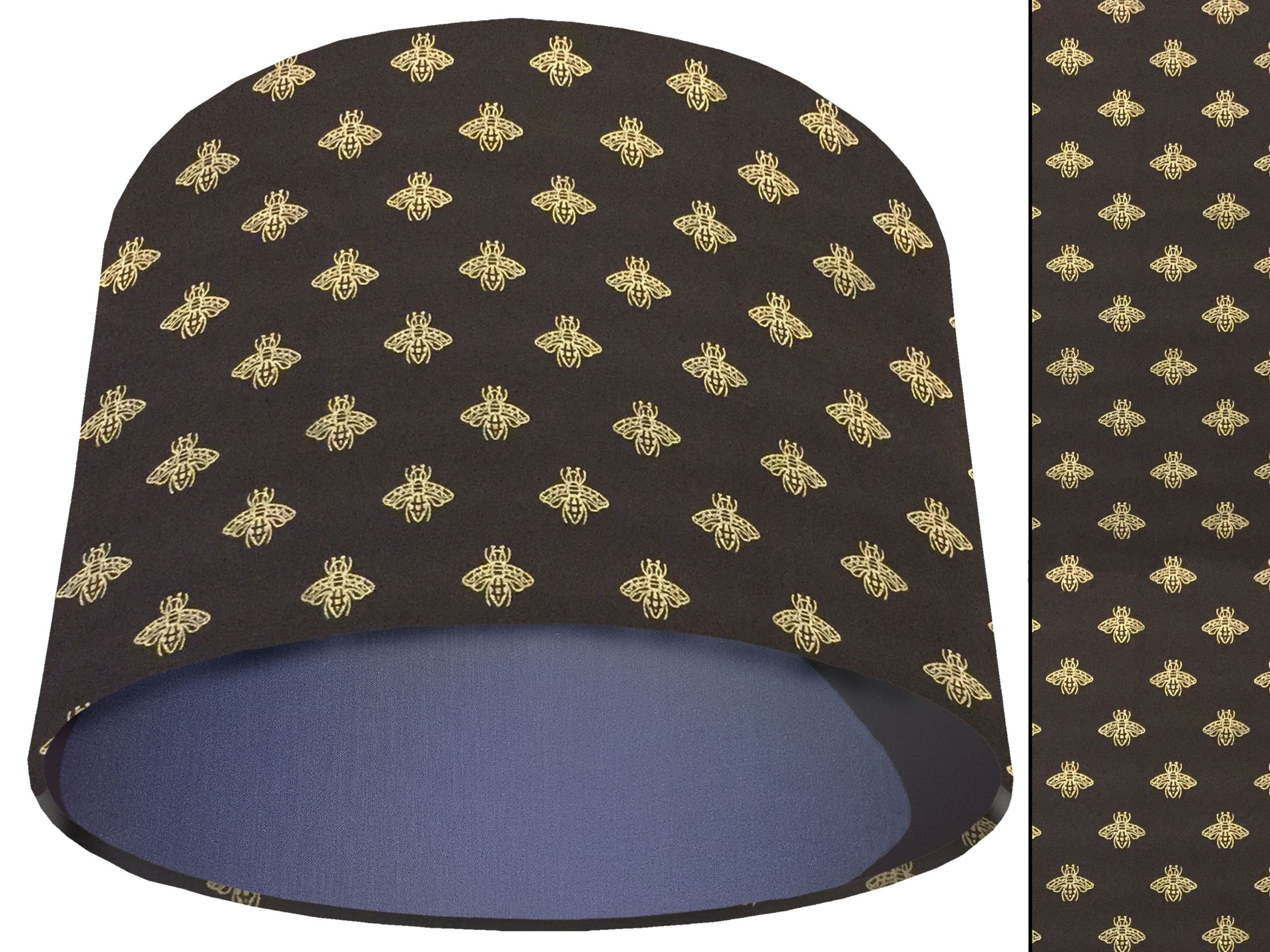 Golden Bee Light Shade Blue, Stylish Animal Lampshade