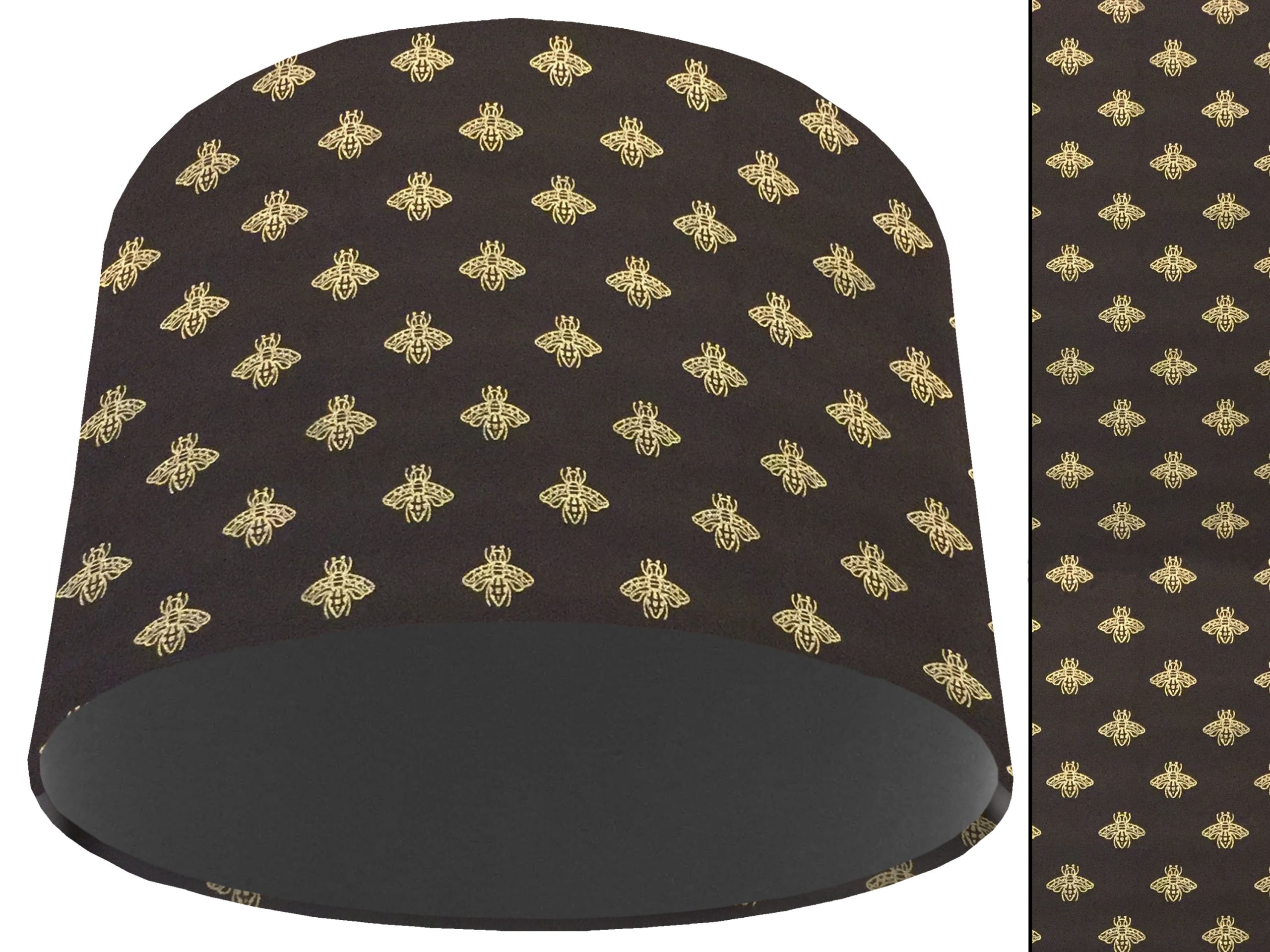Golden Bee Light Shade Dark Grey, Stylish Animal Lampshade