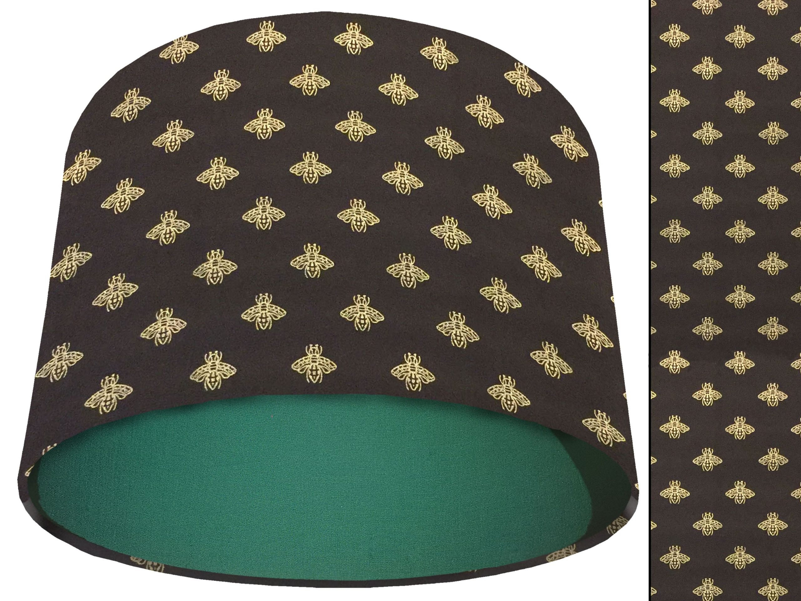 Golden Bee Light Shade Green, Stylish Animal Lampshade