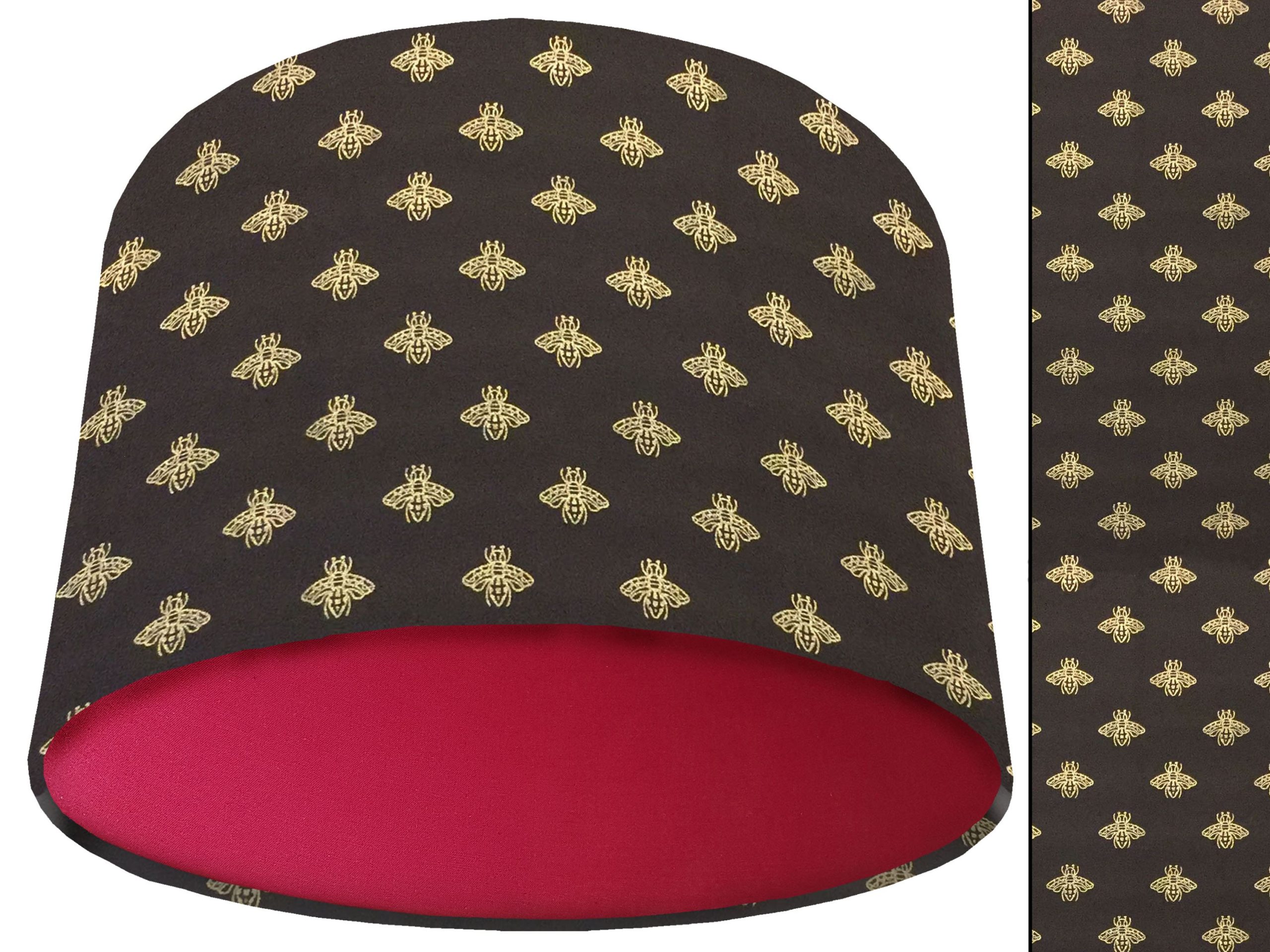 Golden Bee Light Shade Red, Stylish Animal Lampshade