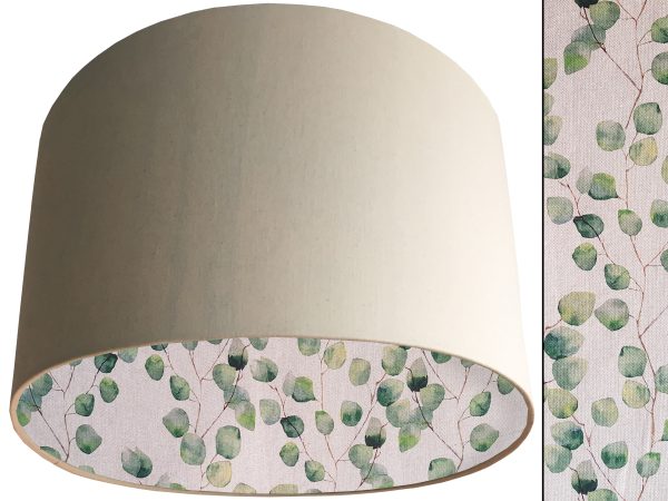 Green Honesty Lampshade Cream, Country Home Light Shade