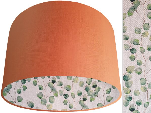 Green Honesty Lampshade Orange, Country Home Light Shade