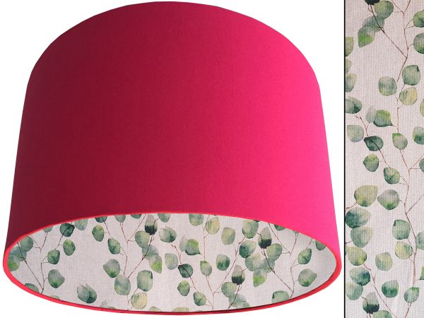 Green Honesty Lampshade Pink, Country Home Light Shade
