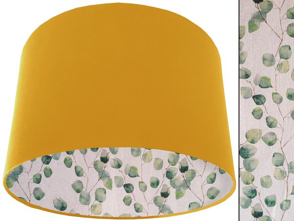 Green Honesty Lampshade Yellow, Country Home Light Shade