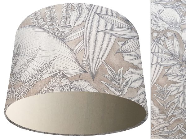 Grey Tropical Light Shade Cream, Modern Home Interior