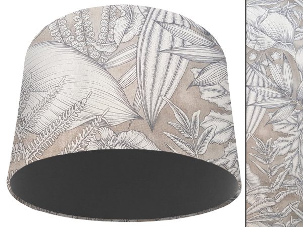 Grey Tropical Light Shade Dark Grey, Modern Home Interior