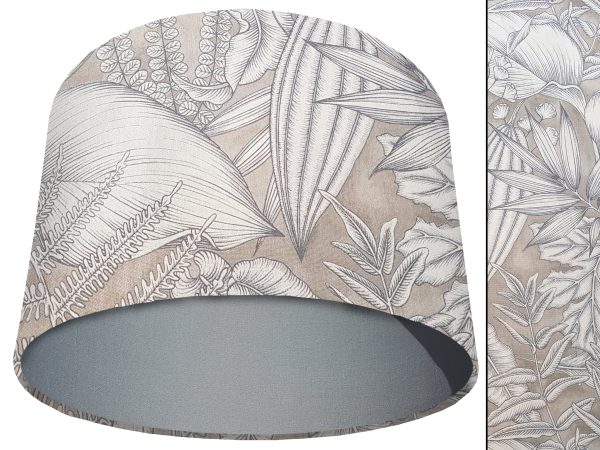 Grey Tropical Light Shade Light Grey, Modern Home Interior