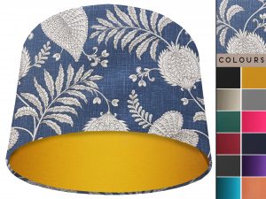 Paisley Blue Light Shade Yellow, Modern Bold Home Interior