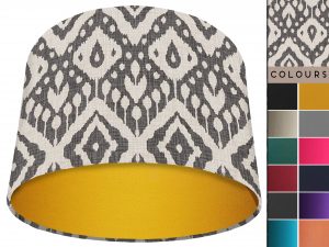 Marrakech Grey Light Shade Yellow, Stylish Interior Lighting