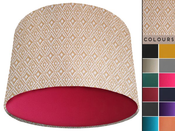 Navajo Yellow Light Shade Red, Native American