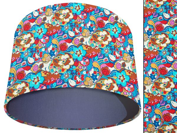 Floral Bloom Light Shade Blue, Liberty Art Lampshade