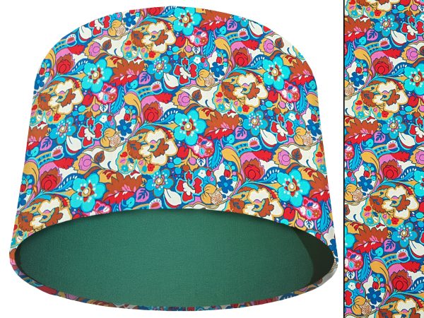 Floral Bloom Light Shade Green, Liberty Art Lampshade