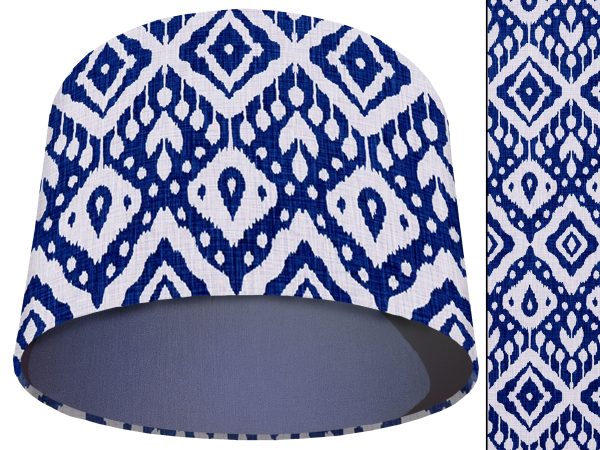 Marrakech Blue Light Shade Blue, Bold Interior Lampshade