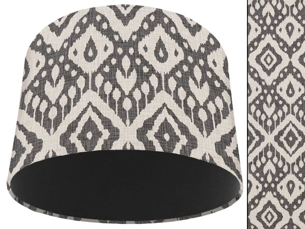 Marrakech Grey Light Shade Black, Stylish Interior Lighting