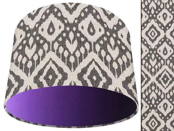Marrakech Grey Light Shade Purple, Stylish Interior Lighting