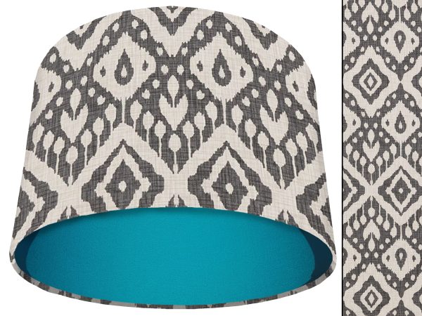 Marrakech Grey Light Shade Teal, Stylish Interior Lighting