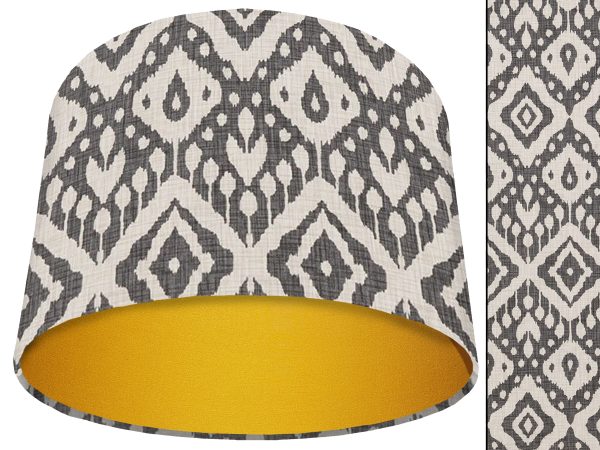 Marrakech Grey Light Shade Yellow, Stylish Interior Lighting