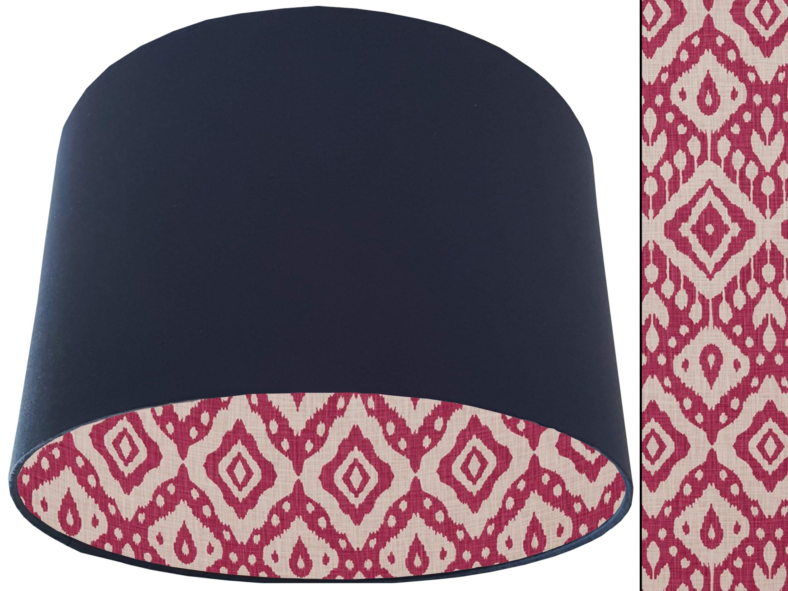 Marrakech Pink Lampshade Blue, Vibrant Home Interior
