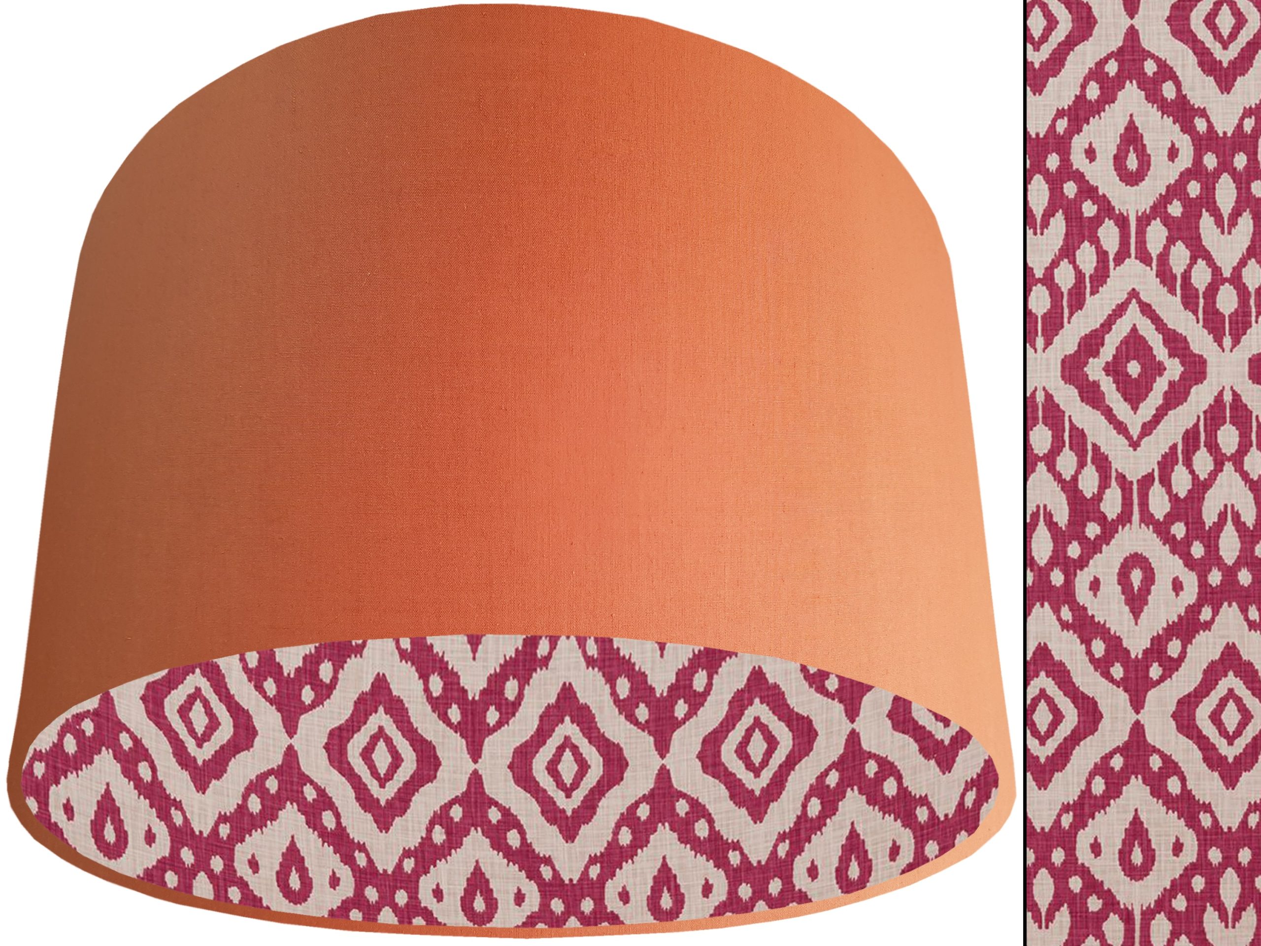 Marrakech Pink Lampshade Orange, Vibrant Home Interior