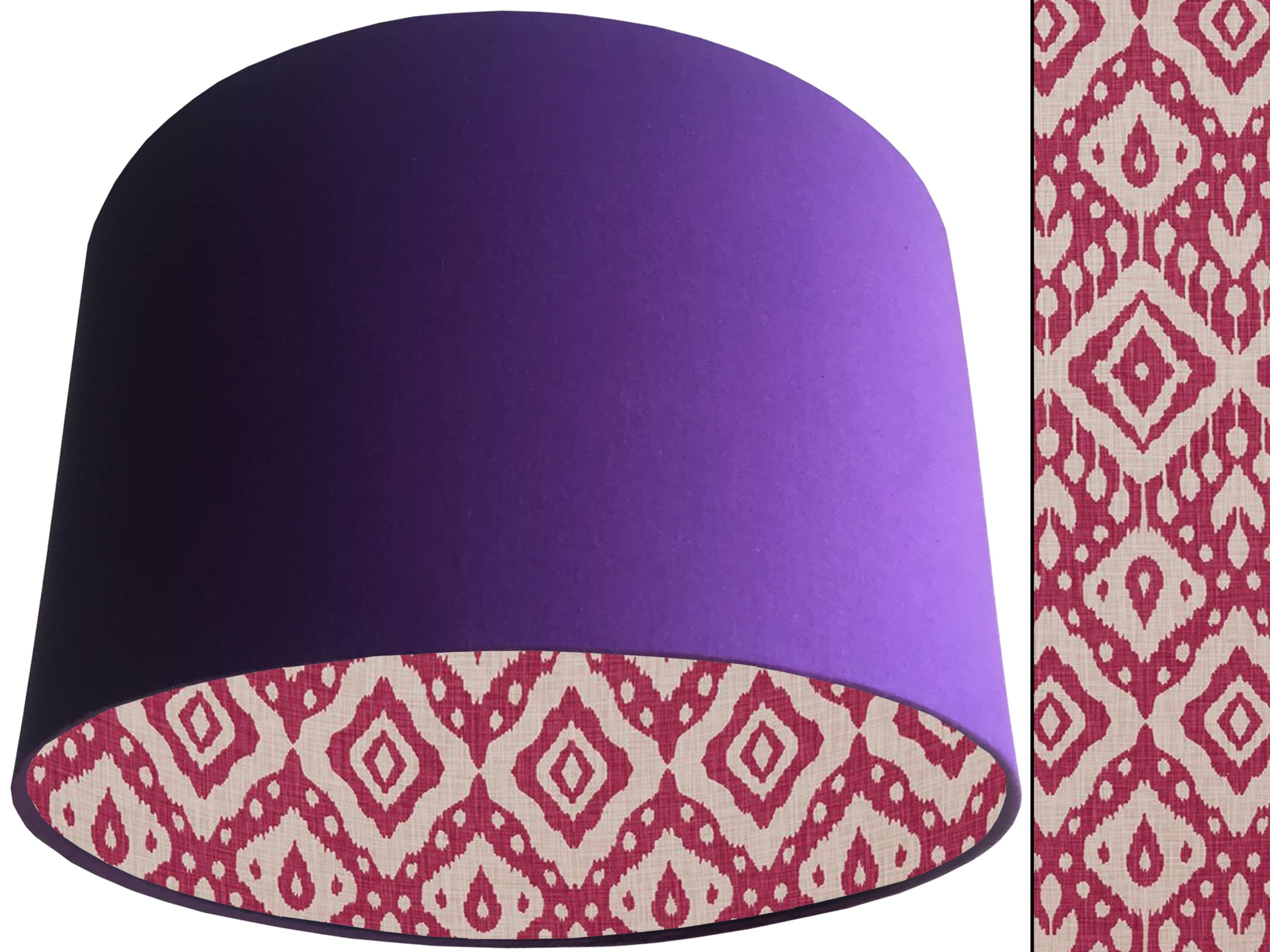 Marrakech Pink Lampshade Purple, Vibrant Home Interior