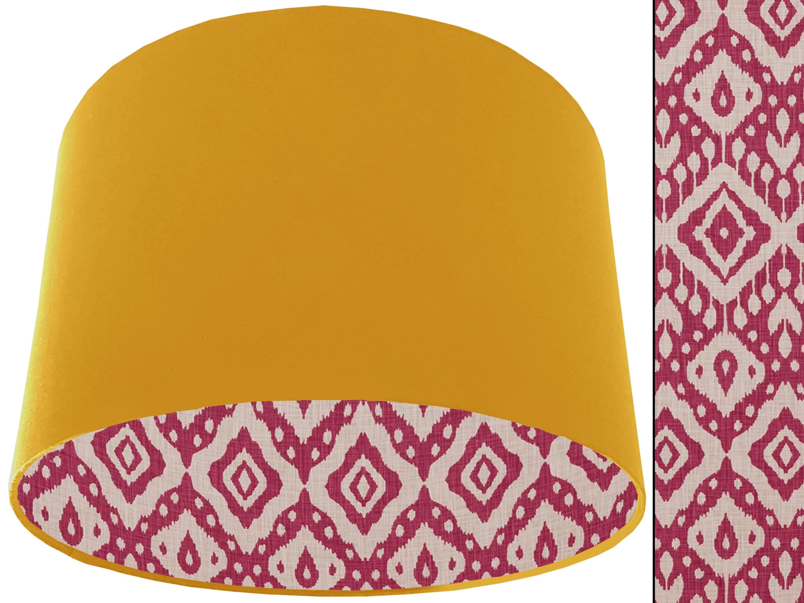 Marrakech Pink Lampshade Yellow, Vibrant Home Interior