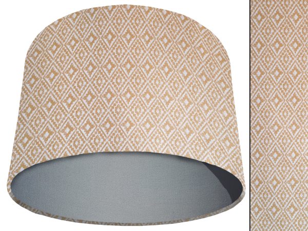 Navajo Yellow Light Shade Light Grey, Native American