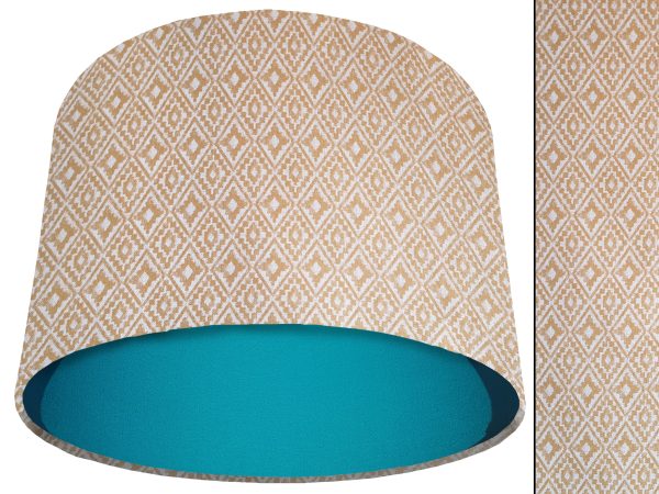 Navajo Yellow Light Shade Teal, Native American