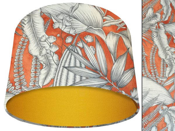 Orange Tropical Light Shade Yellow, Bold Home Interior