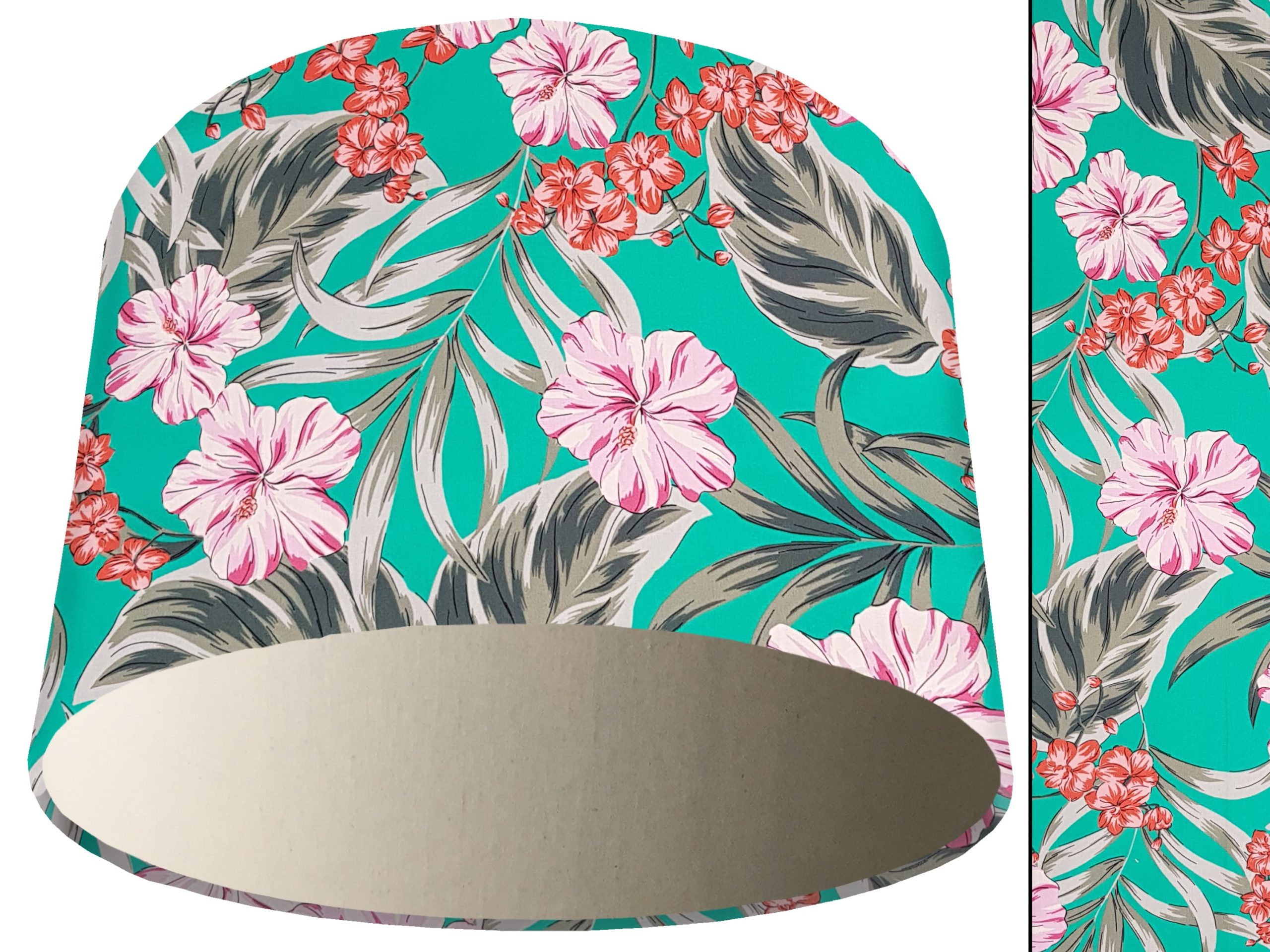 Pastel Tropical Light Shade Cream, Modern Home Lampshade