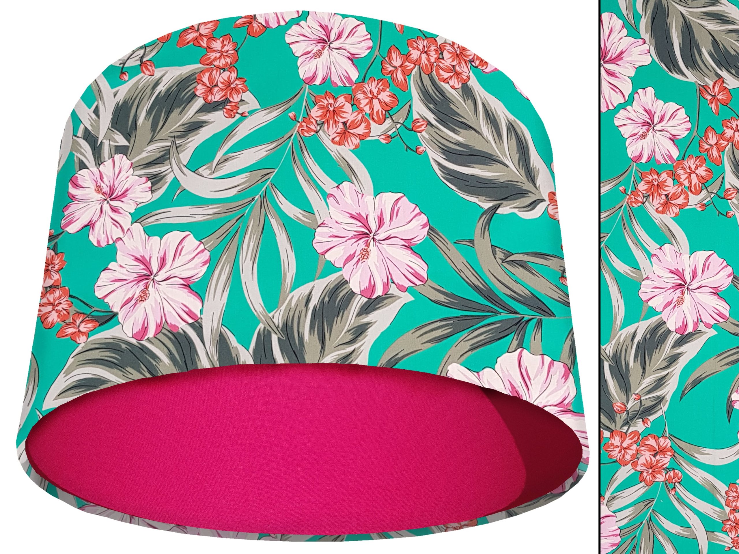 Pastel Tropical Light Shade Pink, Modern Home Lampshade