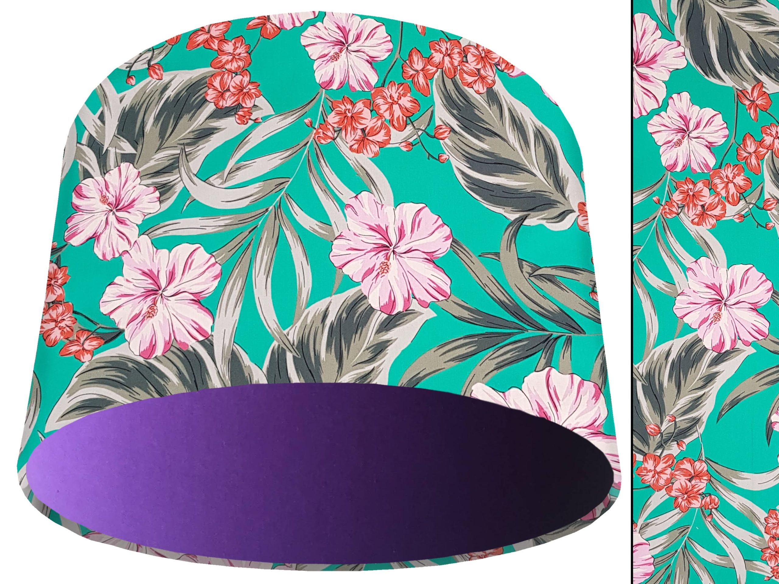 Pastel Tropical Light Shade Purple, Modern Home Lampshade