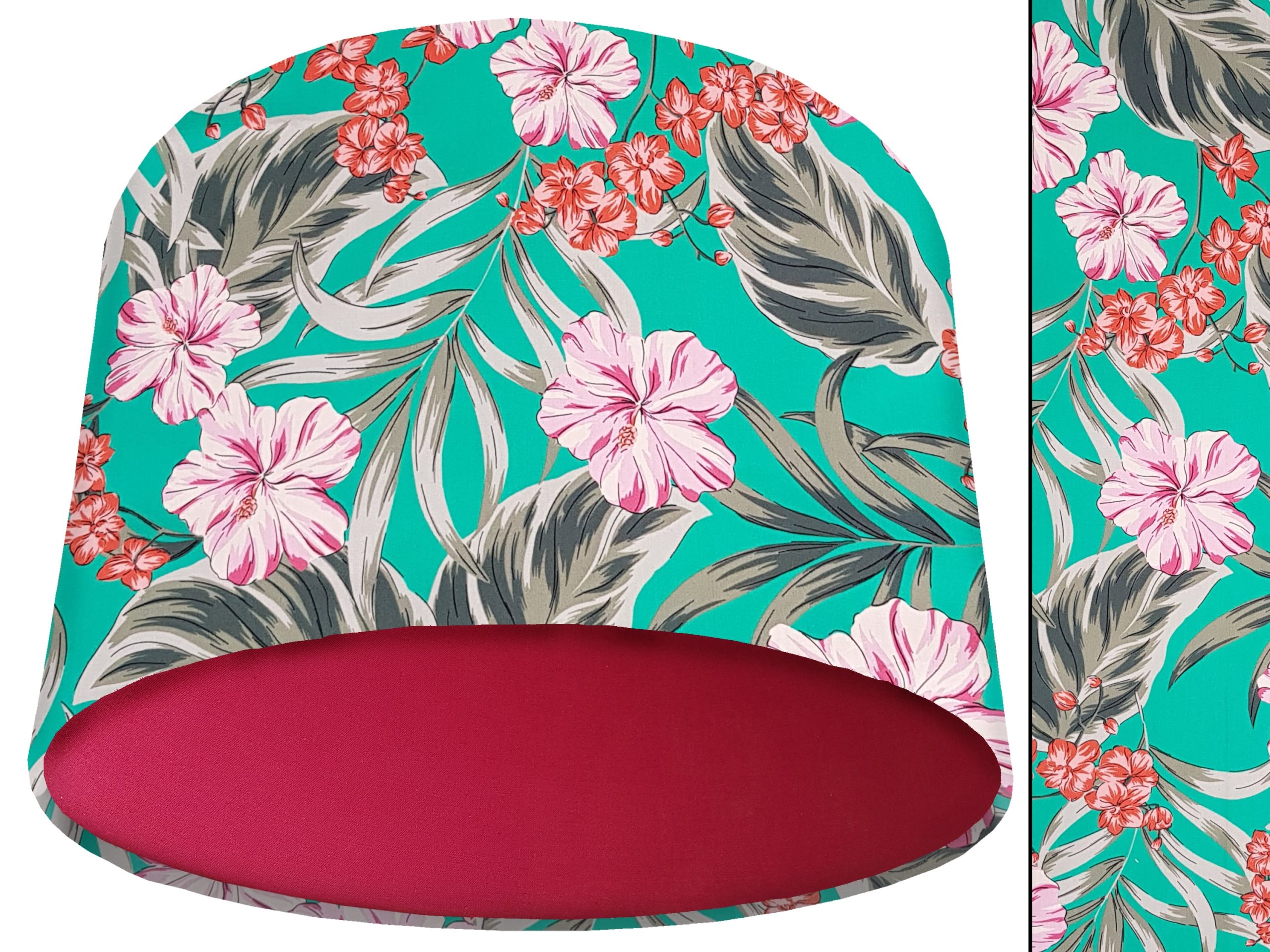 Pastel Tropical Light Shade Red, Modern Home Lampshade