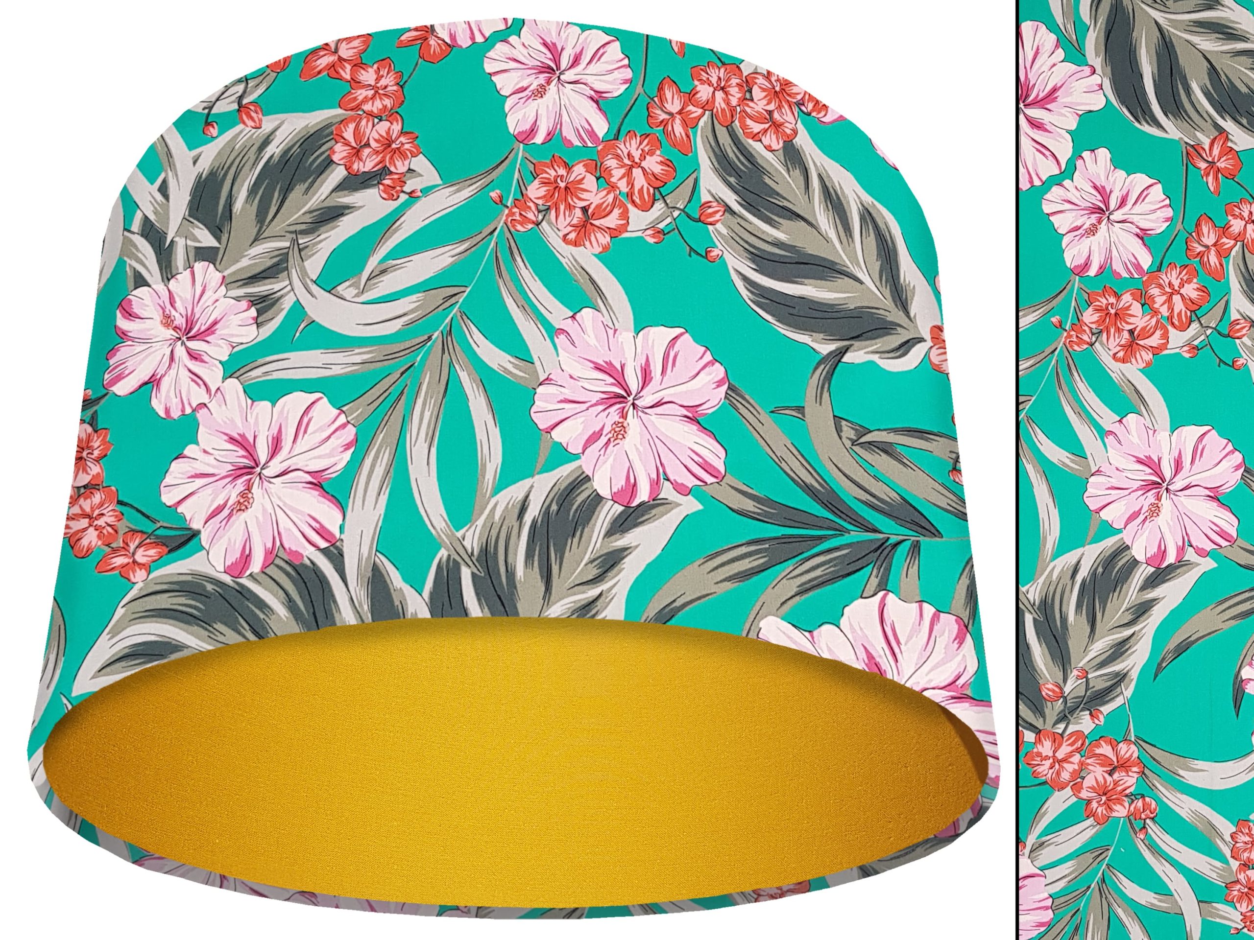 Pastel Tropical Light Shade Yellow, Modern Home Lampshade