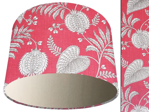 Paisley Pink Light Shade Cream, Bold Home Interior Lighting