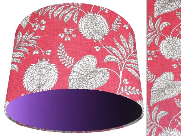 Paisley Pink Light Shade Purple, Bold Home Interior Lighting