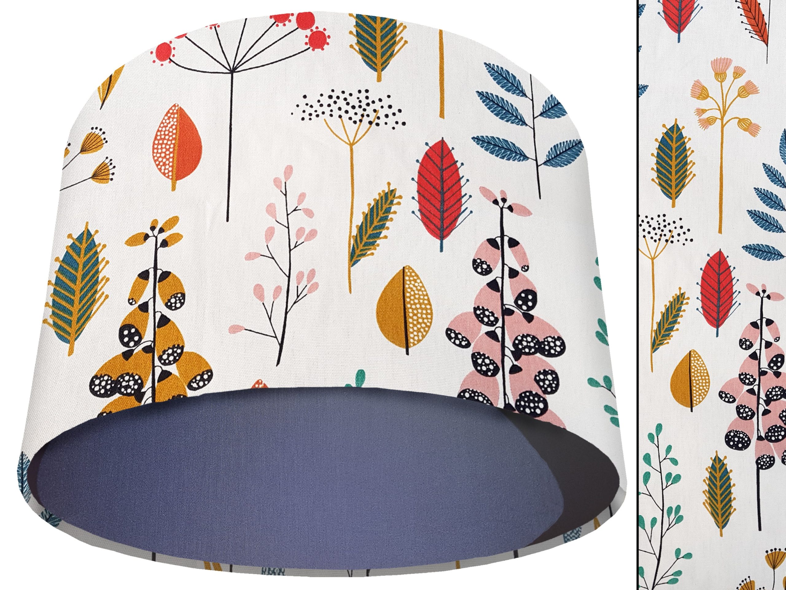 Scandi Flowers Light Shade Blue, Modern Scandinavian