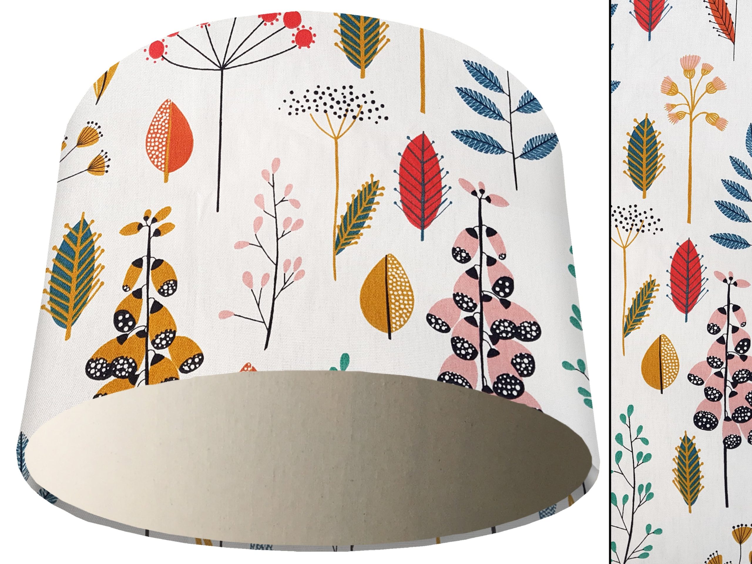 Scandi Flowers Light Shade Cream, Modern Scandinavian