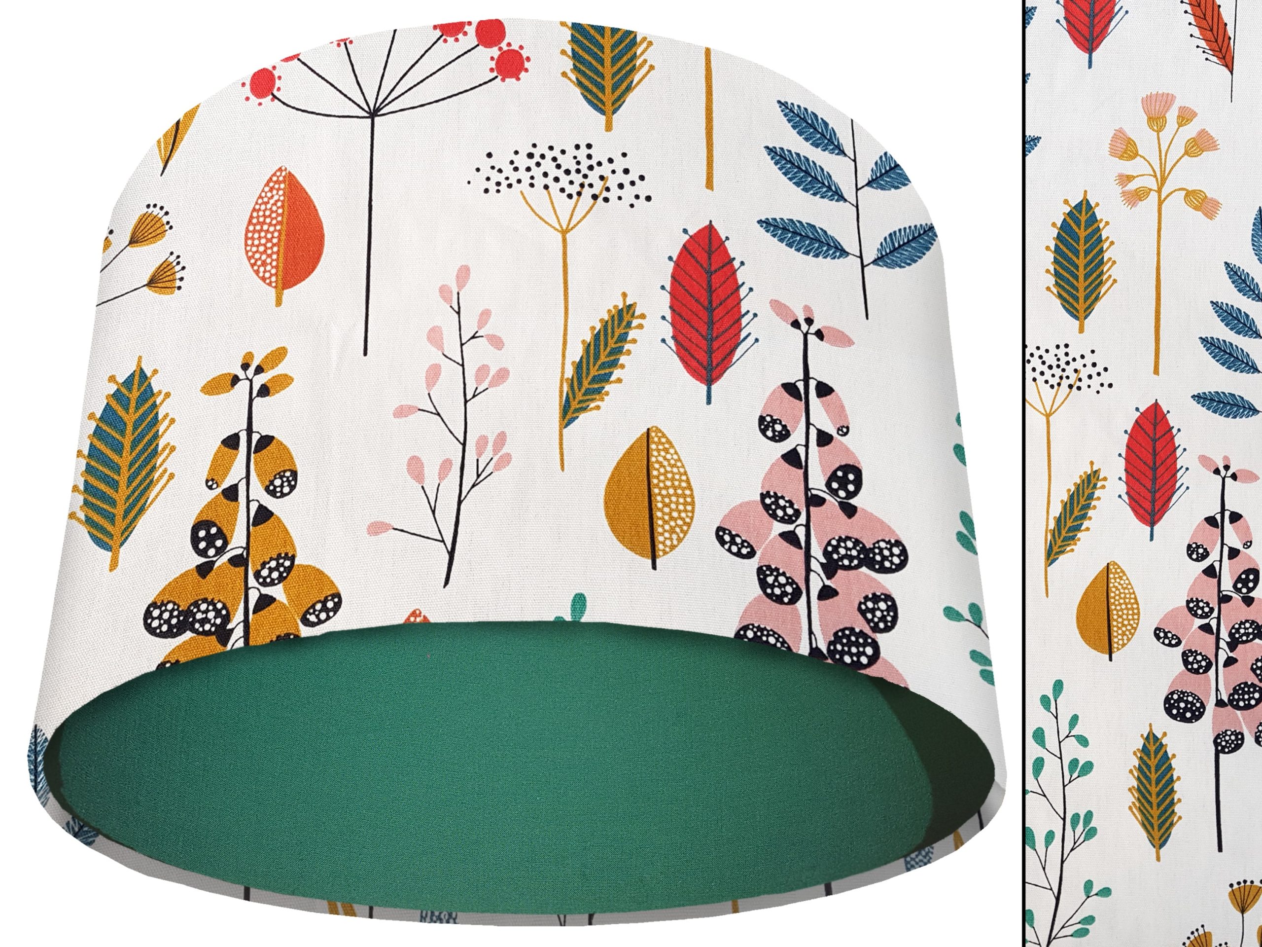 Scandi Flowers Light Shade Green, Modern Scandinavian