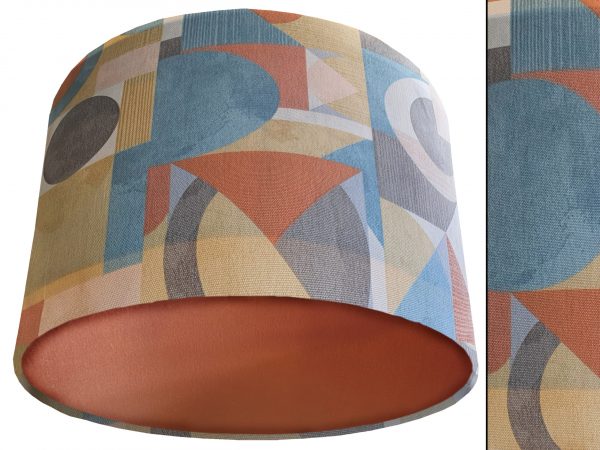 Art Deco Lamp Shade Copper, Stylish Modern Home Light