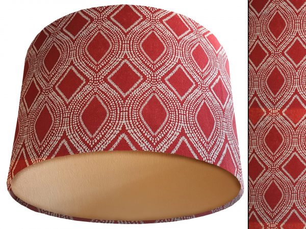 Boho Red Light Shade Gold, Bohemian Home Interior