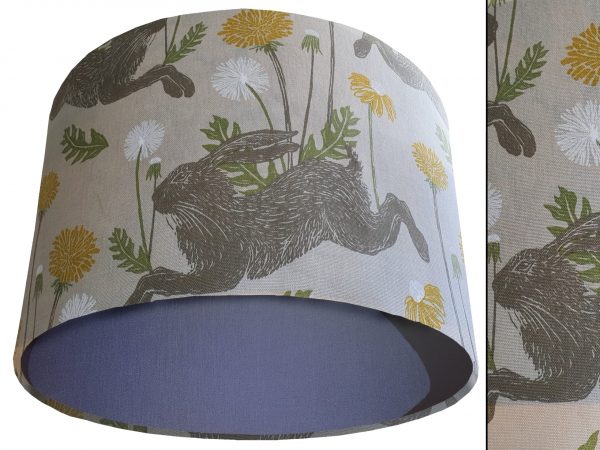 Country Rabbit Light Shade Blue, Country Home Interior