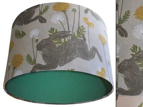 Country Rabbit Light Shade Green, Country Home Interior
