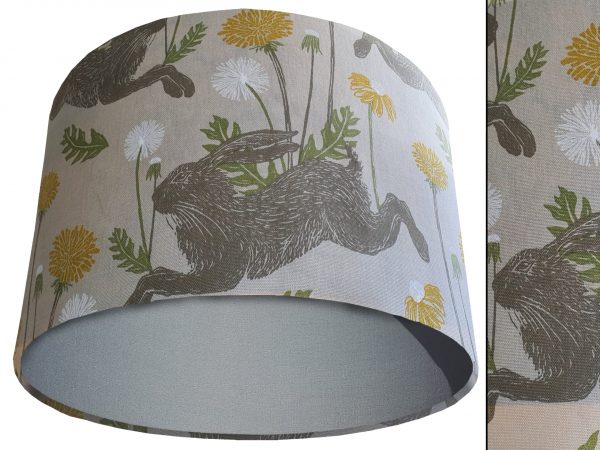 Country Rabbit Light Shade Light Grey, Country Home Interior