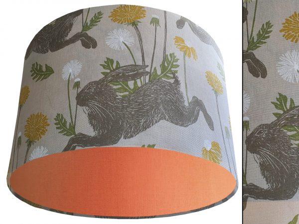 Country Rabbit Light Shade Orange, Country Home Interior