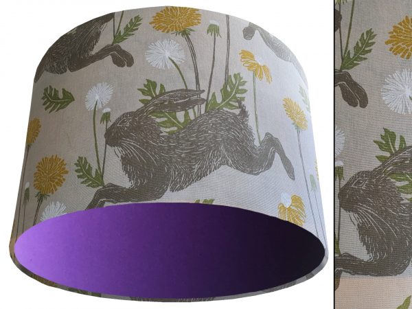 Country Rabbit Light Shade Purple, Country Home Interior