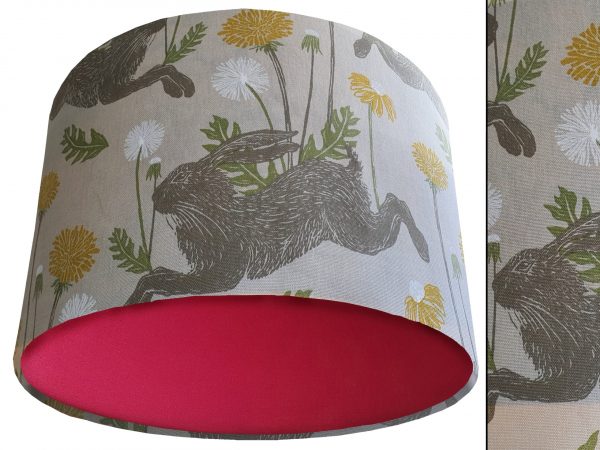 Country Rabbit Light Shade Red, Country Home Interior