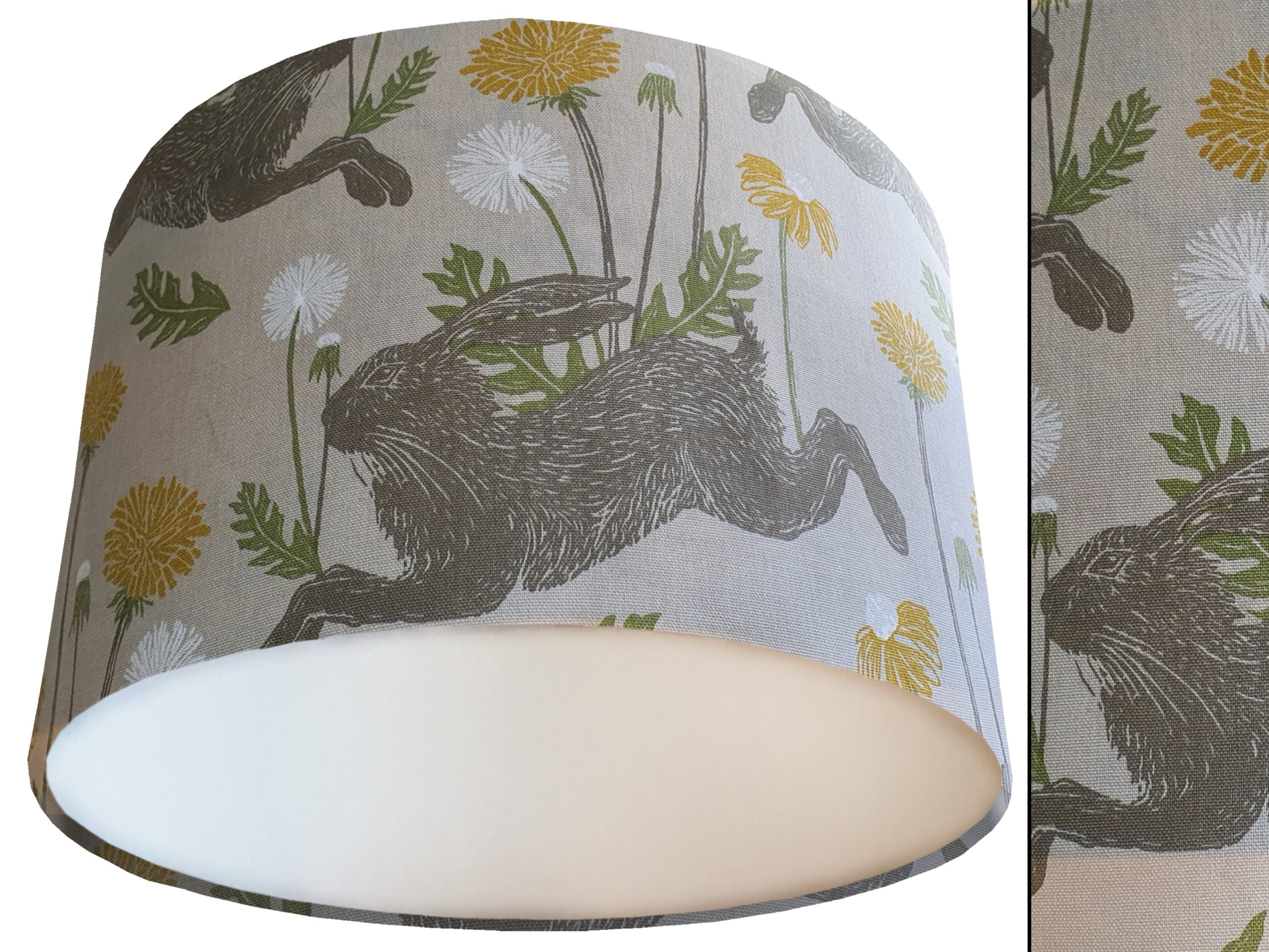 Countryside Rabbit Lamp Shade White, Classic Country Home