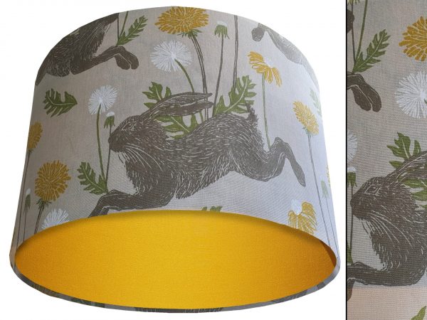 Country Rabbit Light Shade Yellow, Country Home Interior