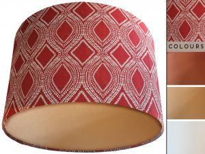 Boho Red Light Shade Gold, Bohemian Home Interior